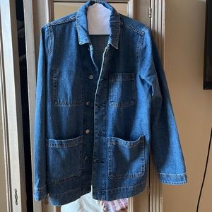 Everlane denim shacket